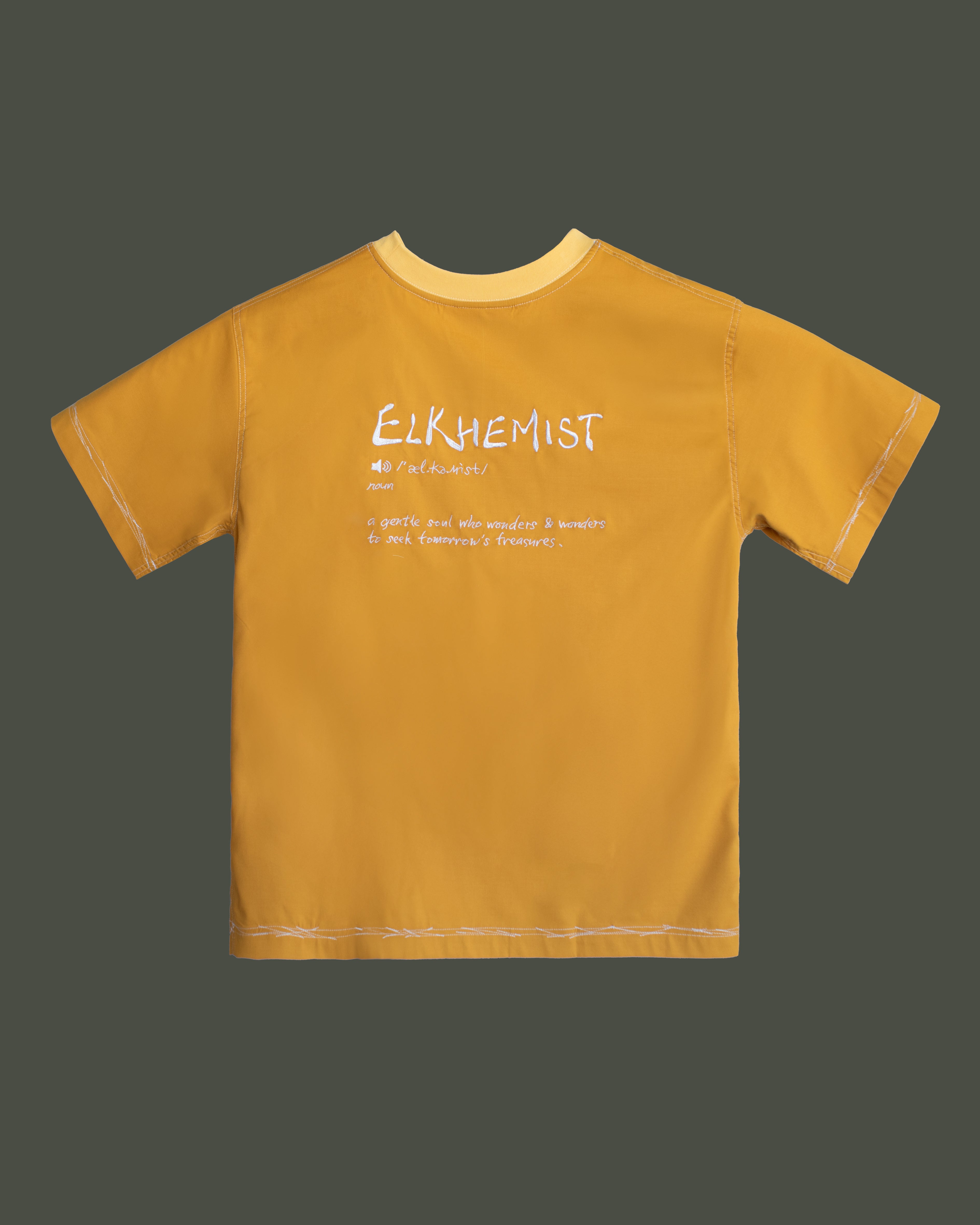 Definition Cupro Tee - Mustard