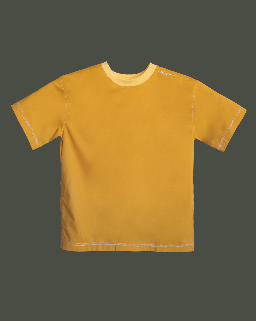 Definition Cupro Tee - Mustard