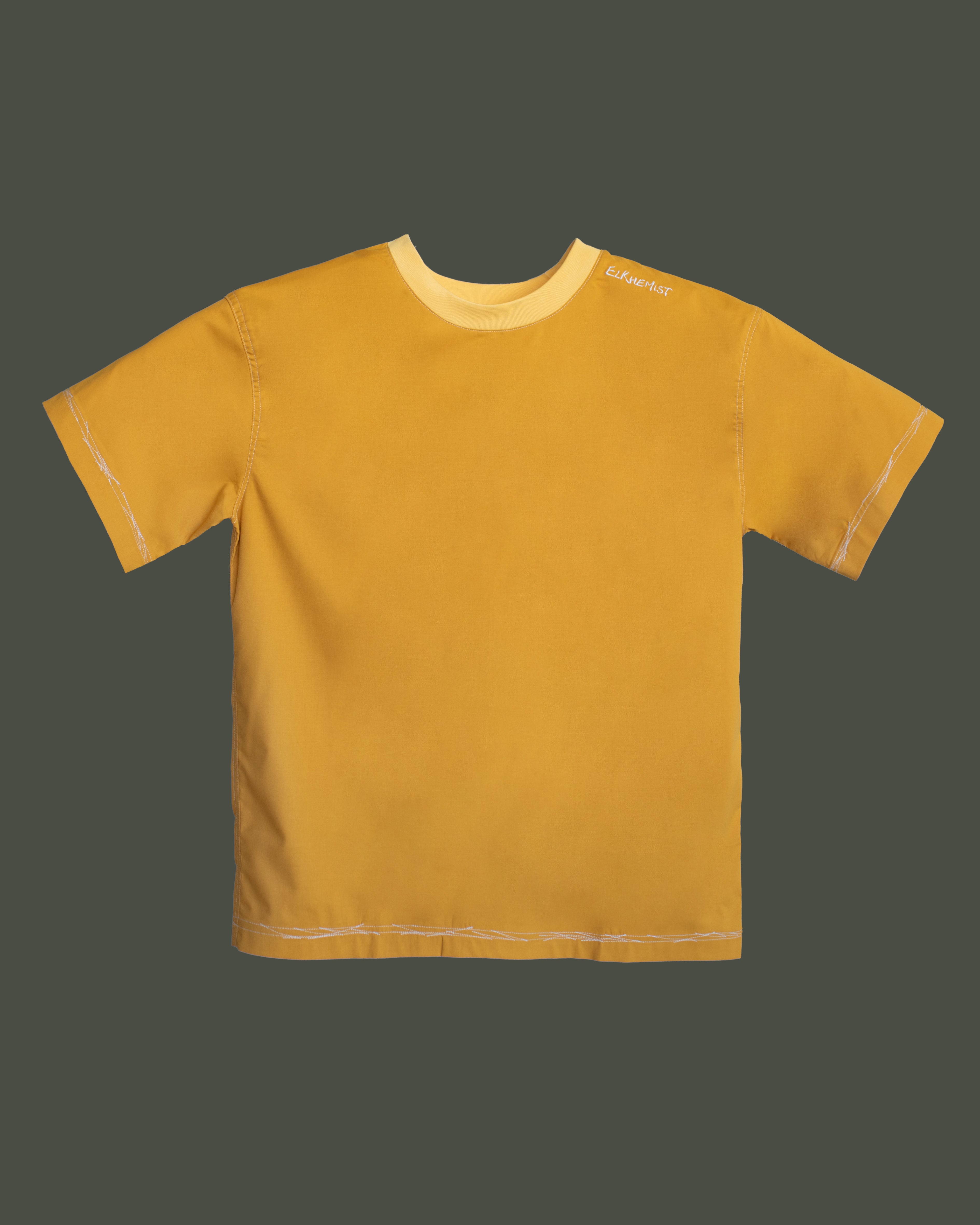 Definition Cupro Tee - Mustard