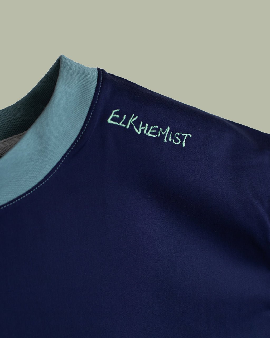 Definition Cupro Tee - Indigo Navy