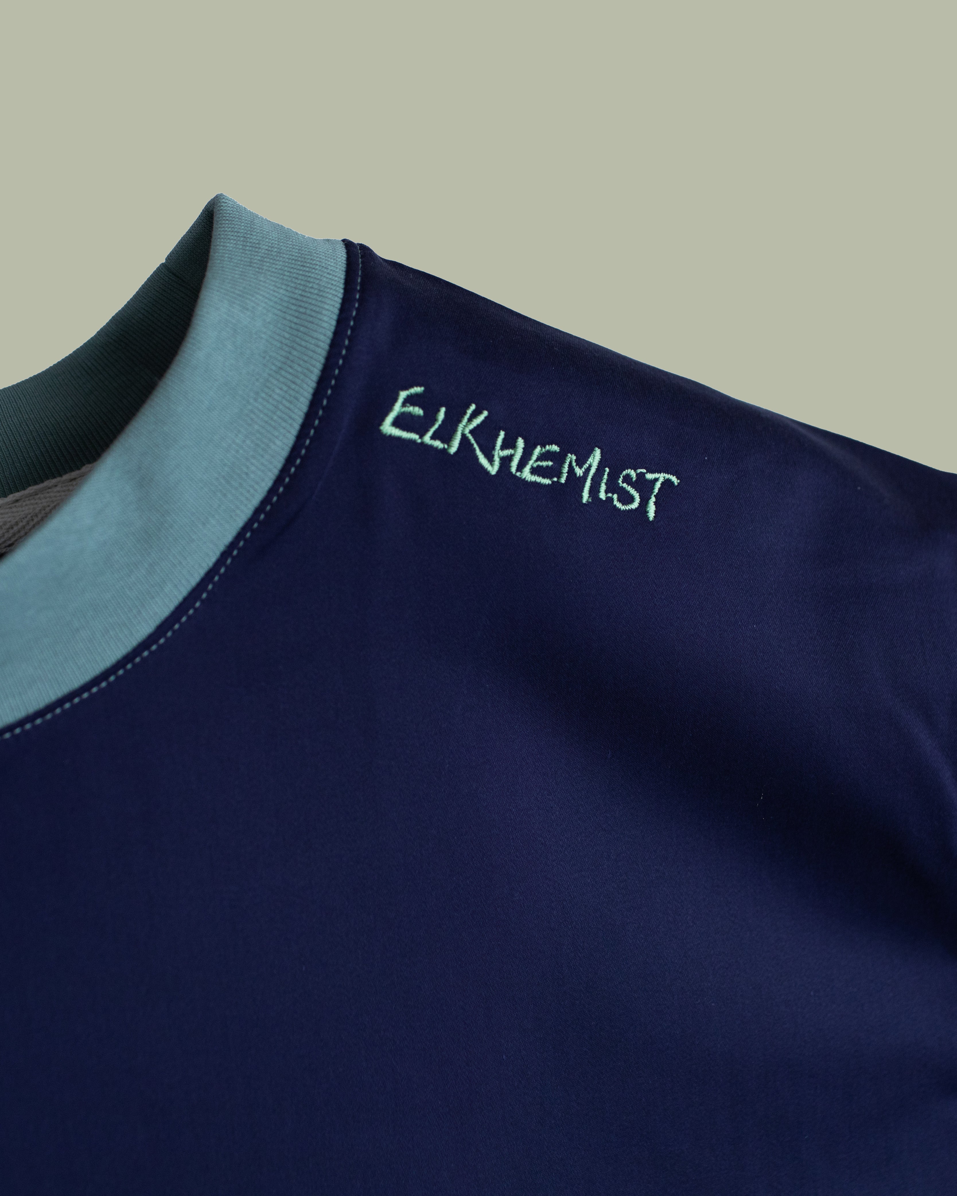 Definition Cupro Tee - Indigo Navy