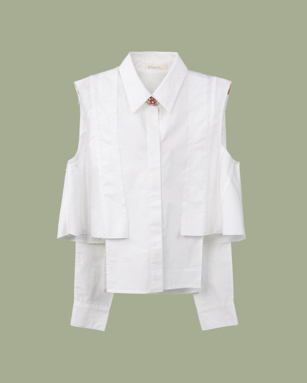 Crop Informal Shirt - White