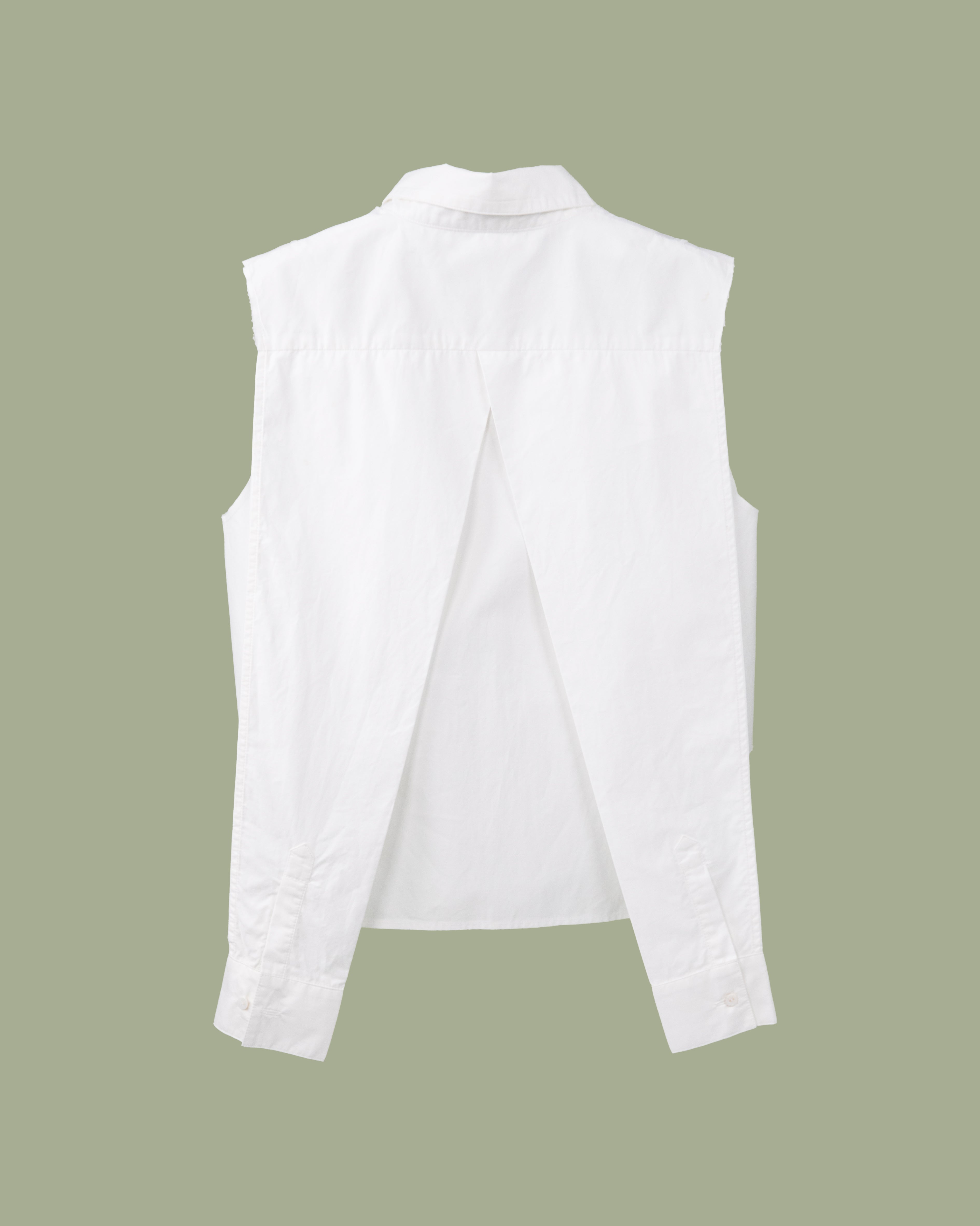 Crop Informal Shirt - White
