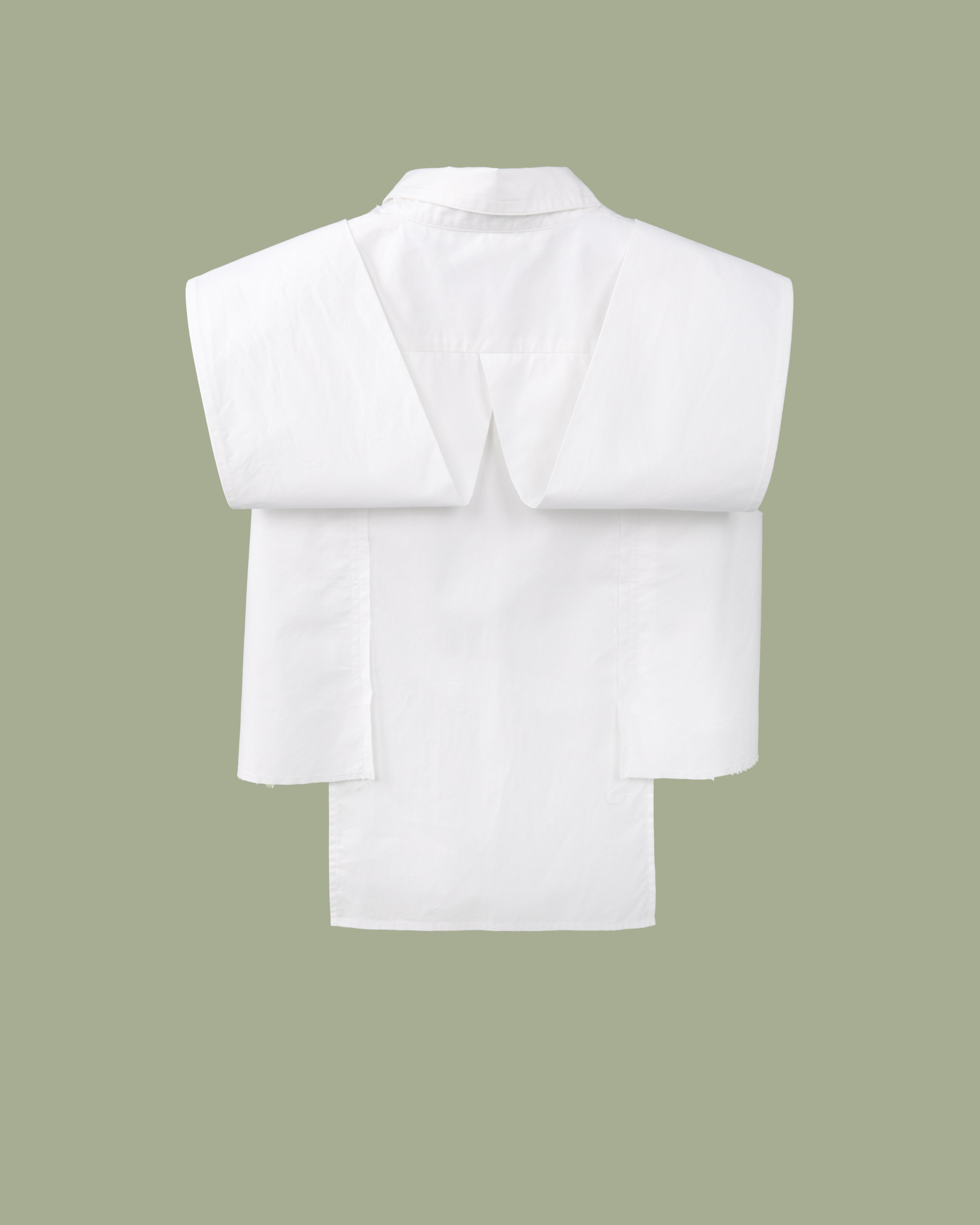 Crop Informal Shirt - White