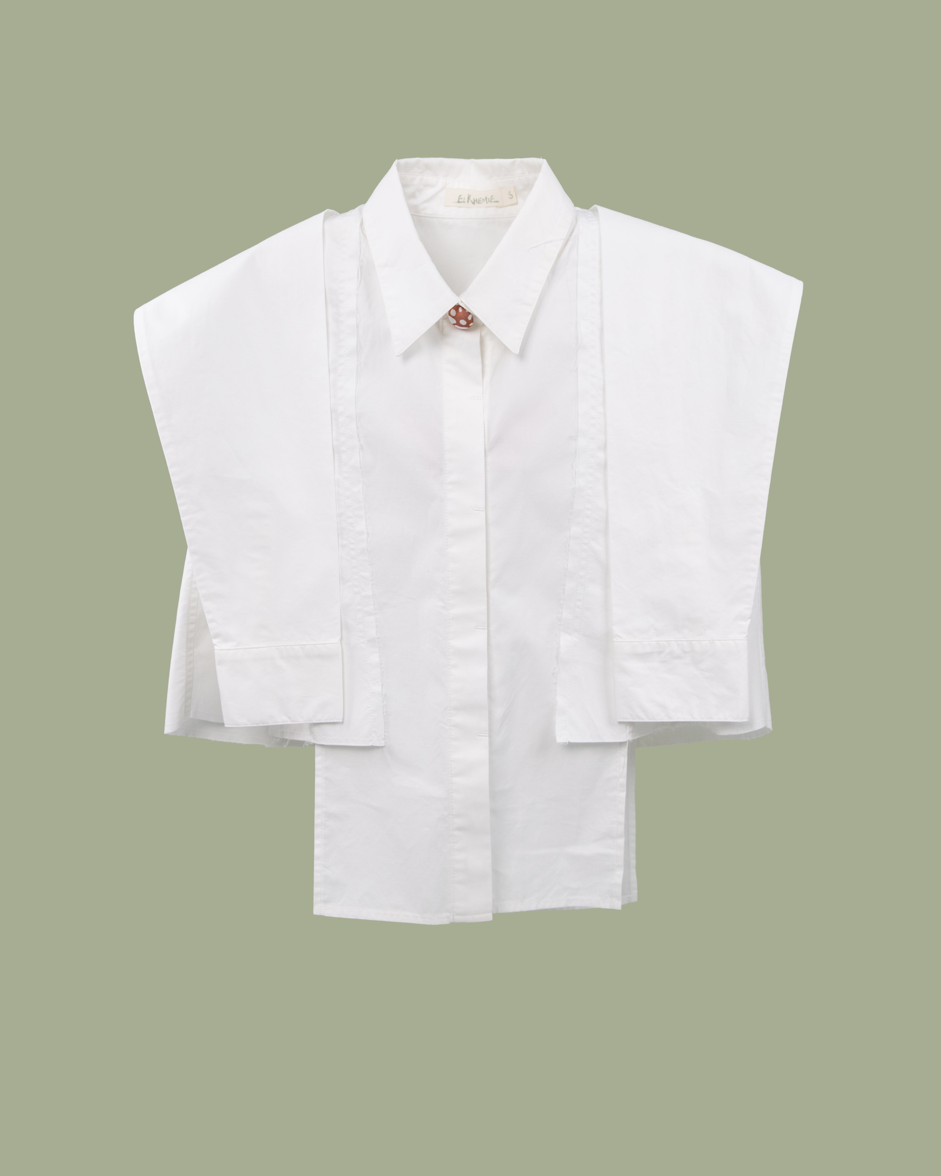 Crop Informal Shirt - White