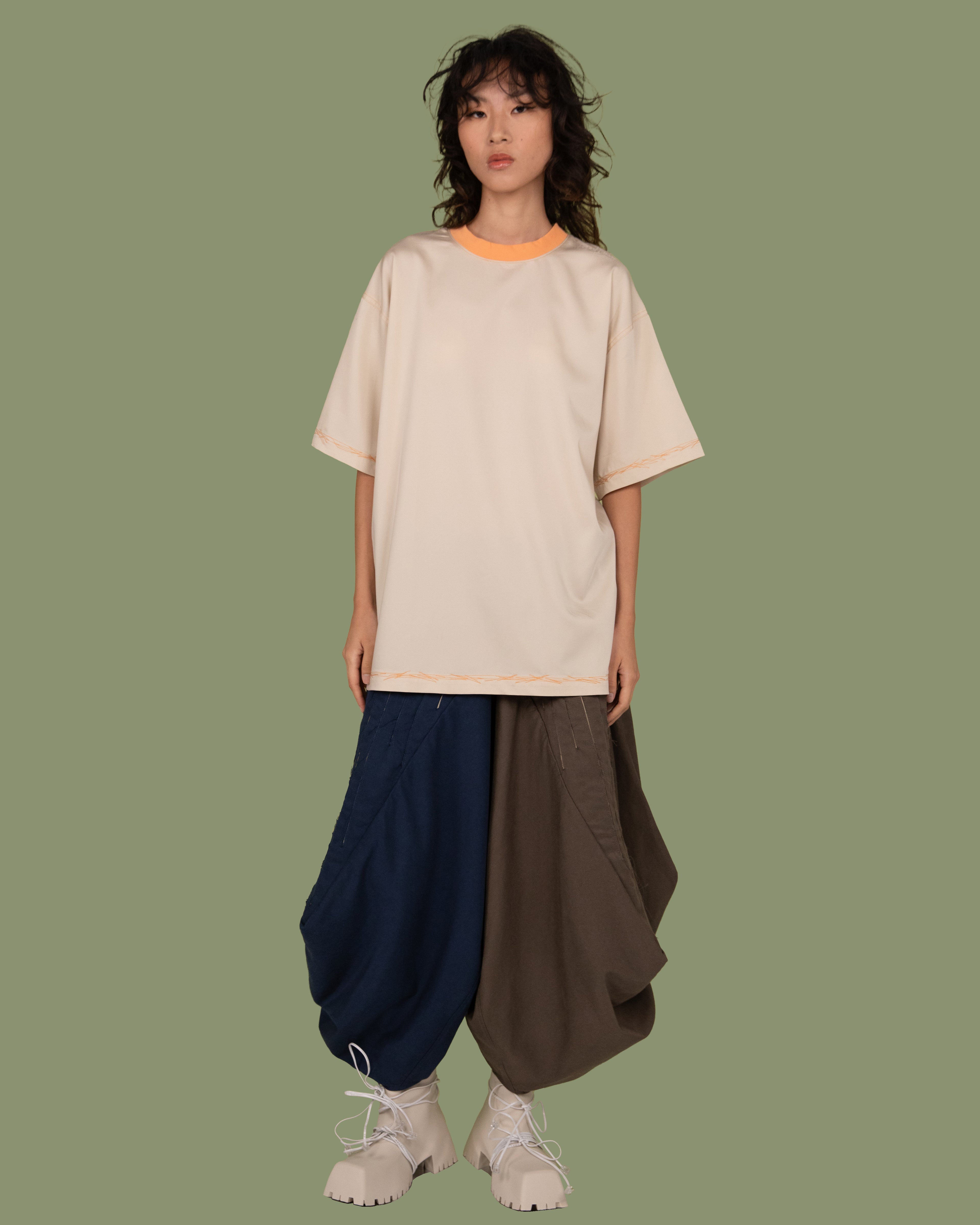 Definition Cupro Tee - Cream